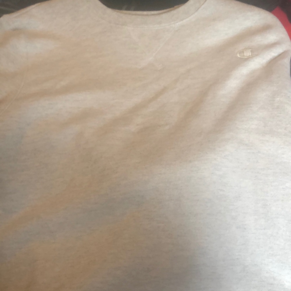 Light grey champion crew neck
